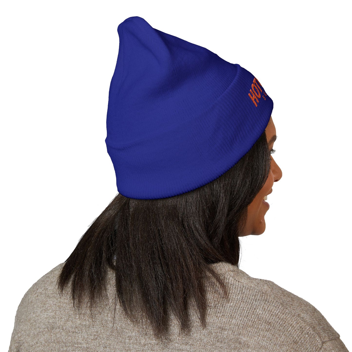 BEANIE embroidered BLUE
