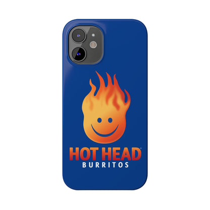 Hot Head Burritos Slim Phone Case - Fun & Playful Design for Fast Food Lovers