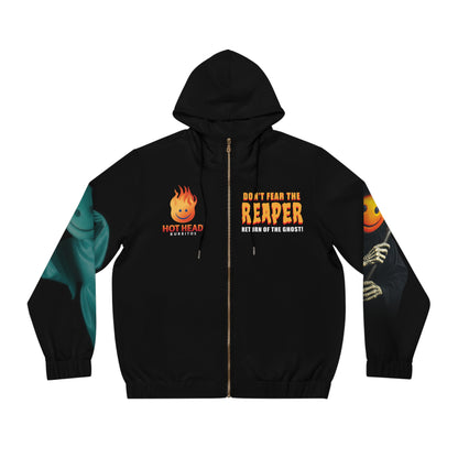 GHOST x REAPER  ZIP-UP HOODIE