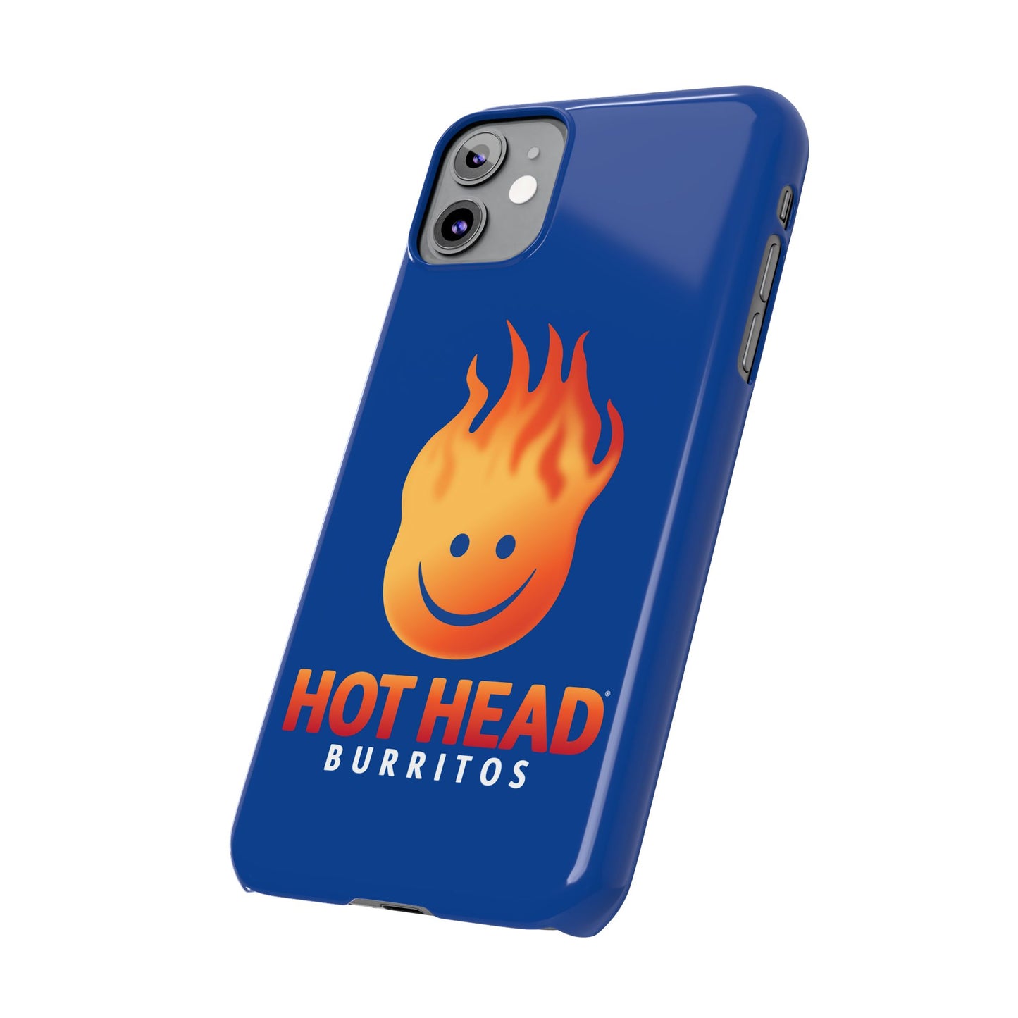 Hot Head Burritos Slim Phone Case - Fun & Playful Design for Fast Food Lovers