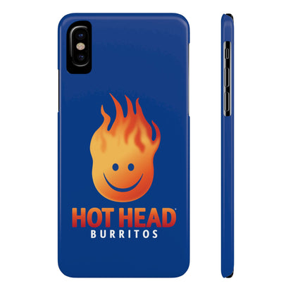 Hot Head Burritos Slim Phone Case - Fun & Playful Design for Fast Food Lovers