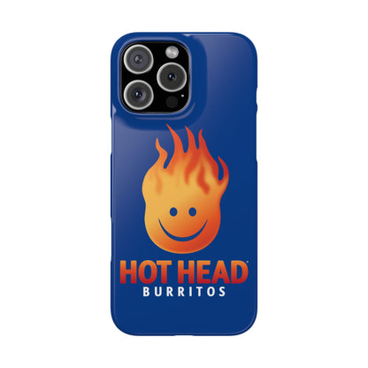 Hot Head Burritos Slim Phone Case - Fun & Playful Design for Fast Food Lovers