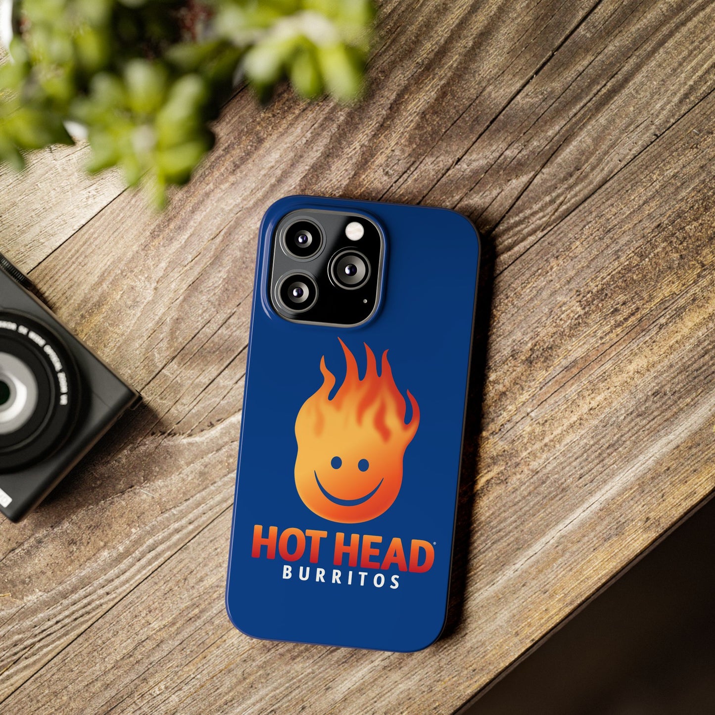 Hot Head Burritos Slim Phone Case - Fun & Playful Design for Fast Food Lovers