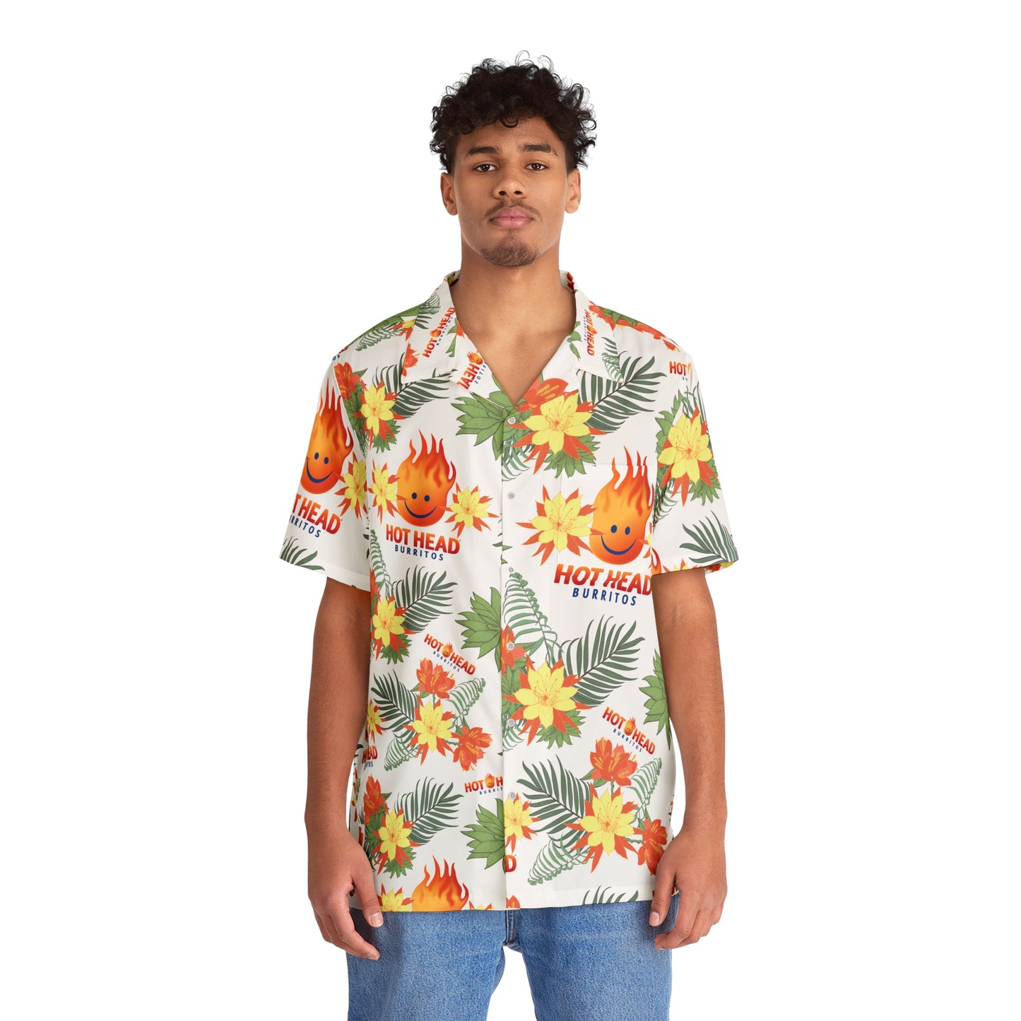Hot Head Burrito Hawaiian Shirt Multicolor