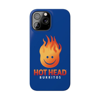 Hot Head Burritos Slim Phone Case - Fun & Playful Design for Fast Food Lovers