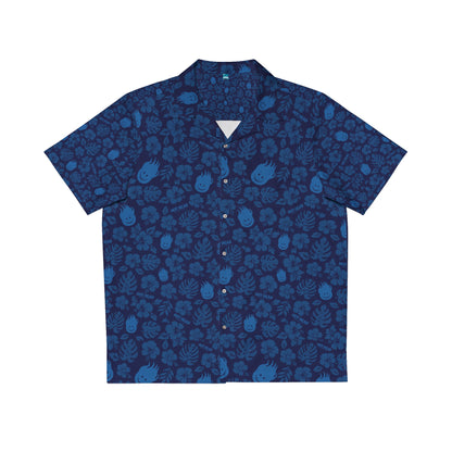 Hot Head Burrito Hawaiian Shirt Blue