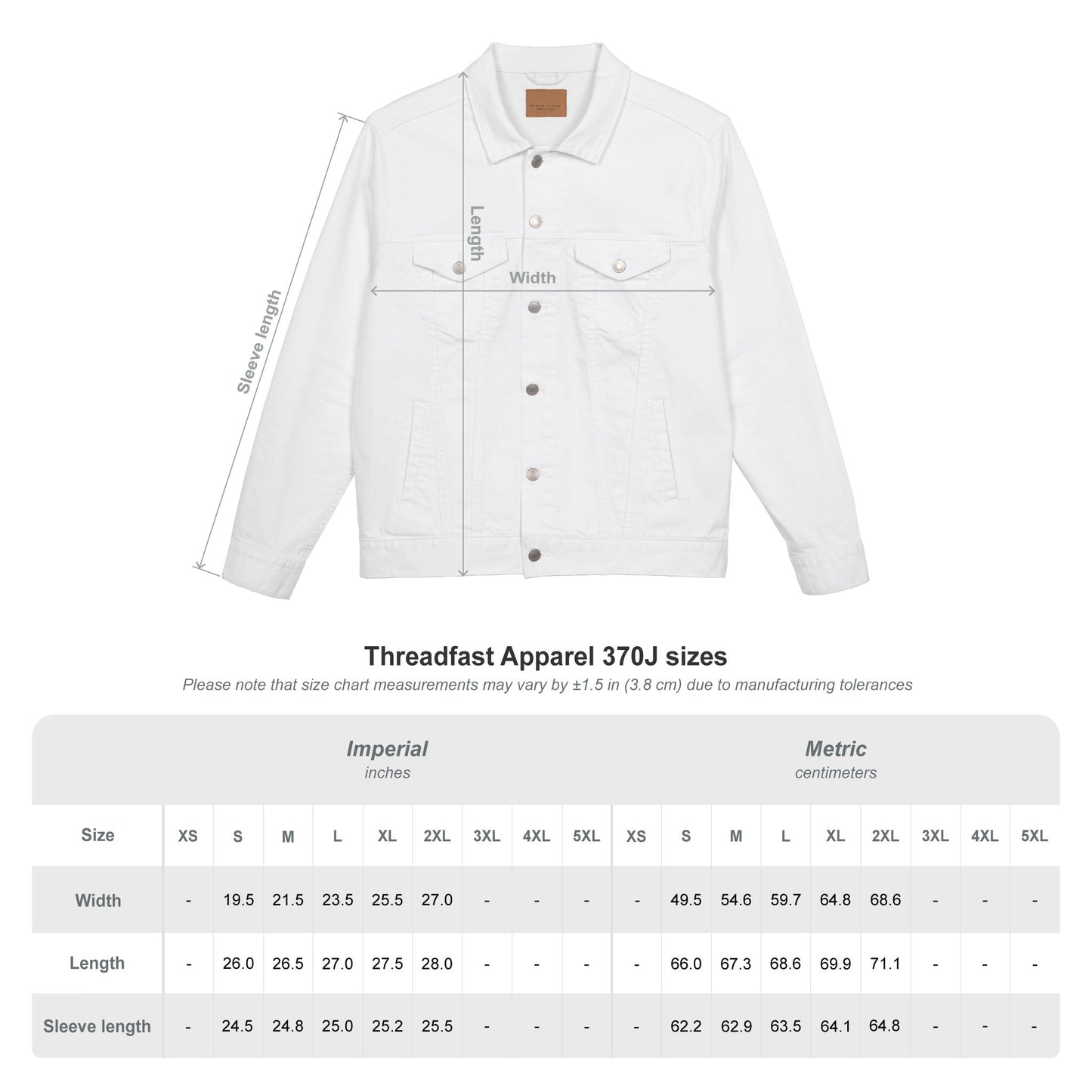 HHB Embroidered Denim Jacket
