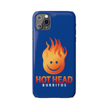 Hot Head Burritos Slim Phone Case - Fun & Playful Design for Fast Food Lovers