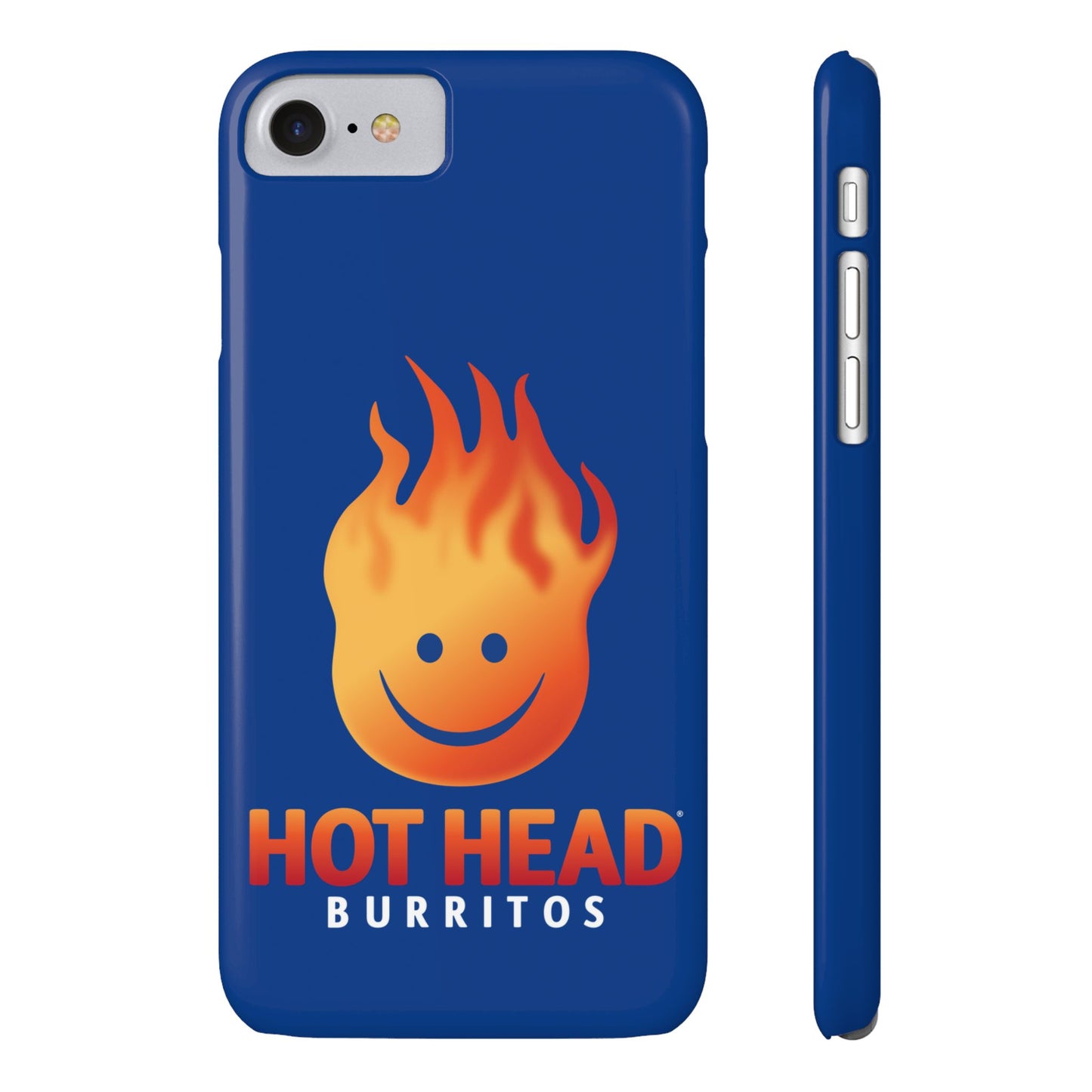 Hot Head Burritos Slim Phone Case - Fun & Playful Design for Fast Food Lovers