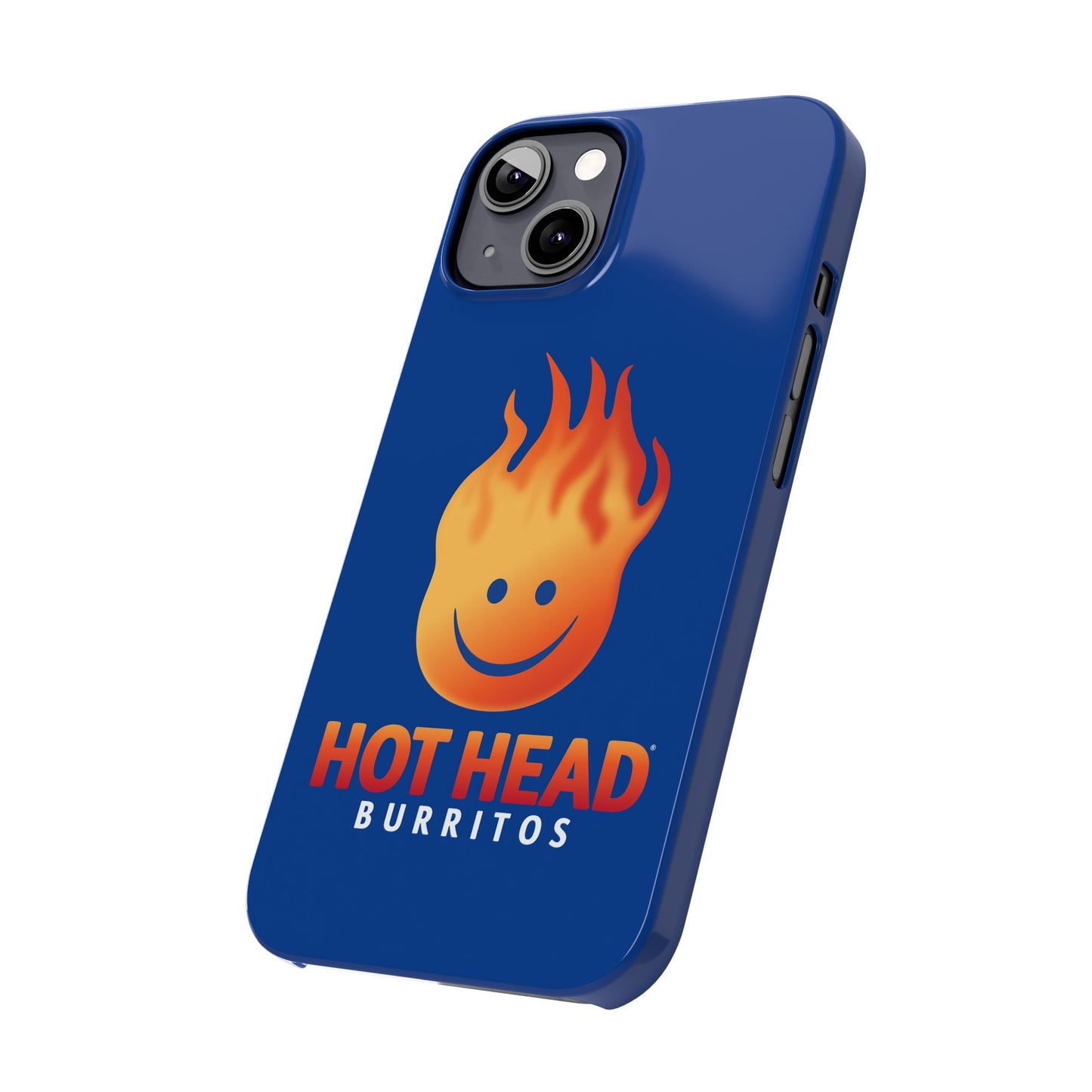 Hot Head Burritos Slim Phone Case - Fun & Playful Design for Fast Food Lovers